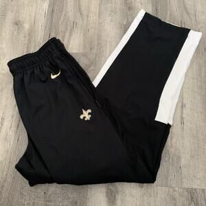 New Orleans Saints Nike NFL On Field Dri-Fit Athletic Sweat Pants Mens Large